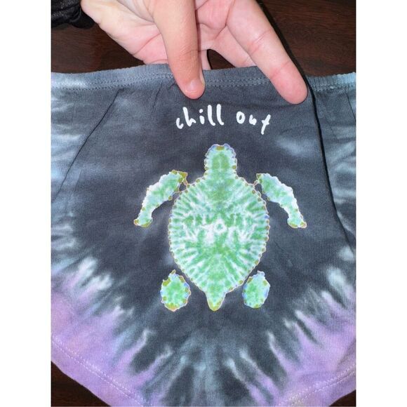 NWT Tie Dye Handkerchief Turtle Tube Top Size Medium - Picture 2 of 7